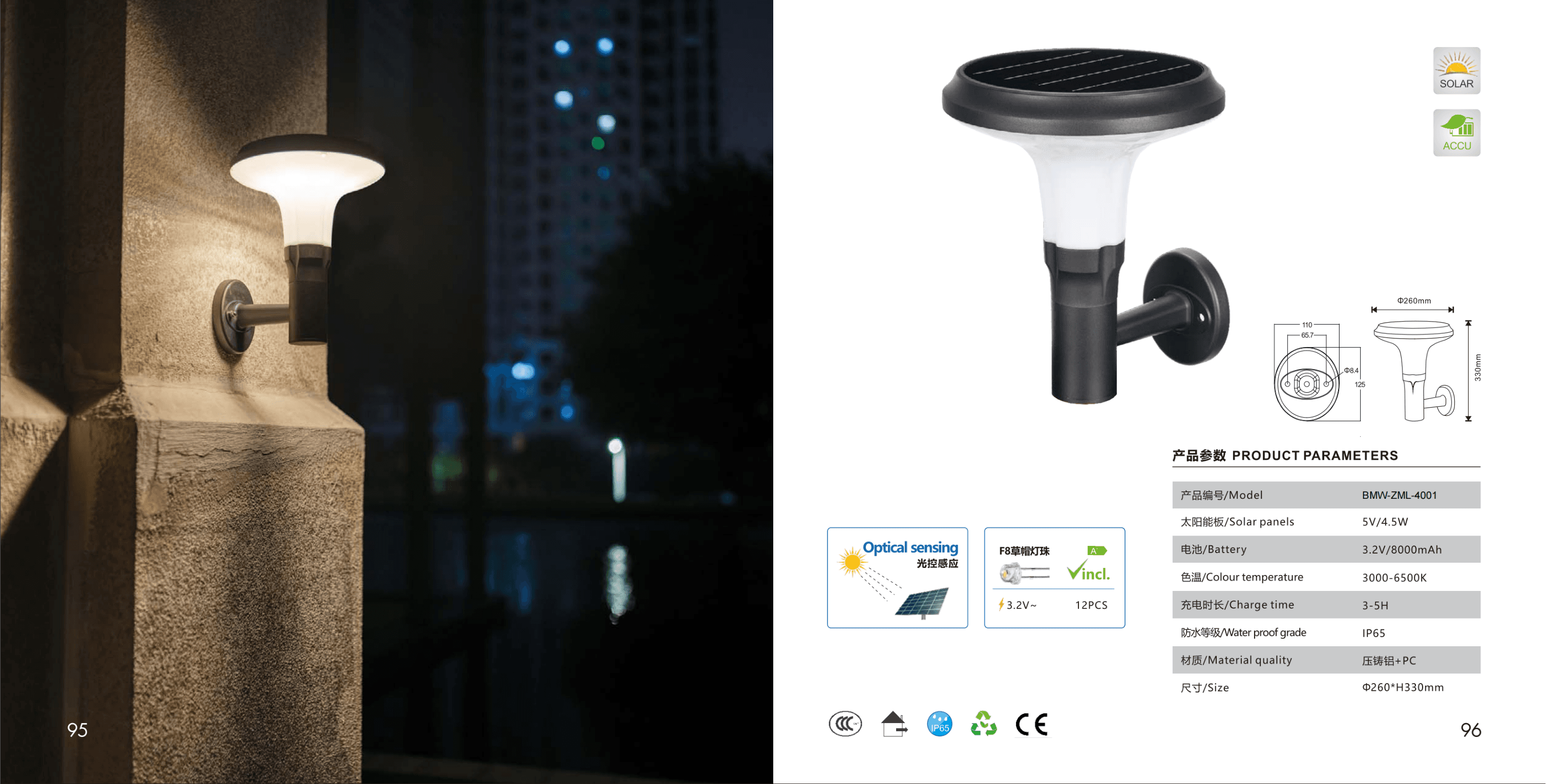 Столбовой светильник SFT-5024