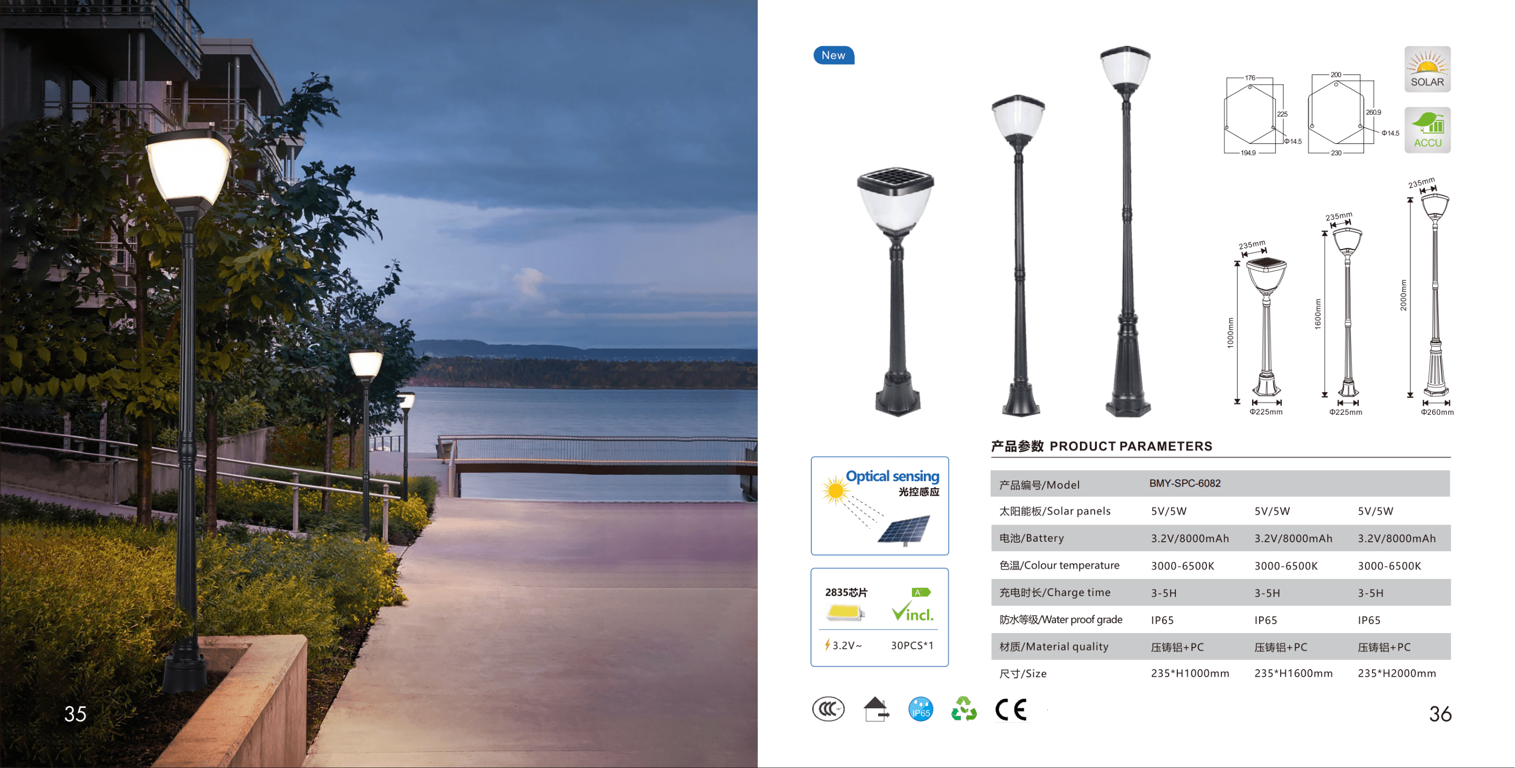 Классический европейский фонарь SPC-6082